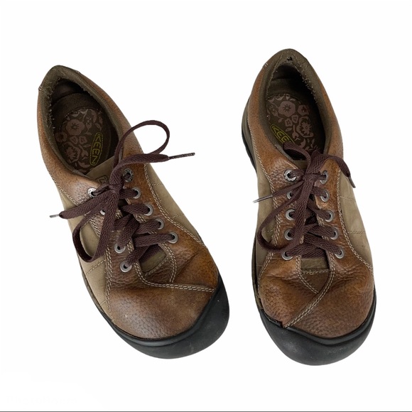 Keen Presidio Womens Comfort Hiking Shoe Leather - Picture 3 of 8